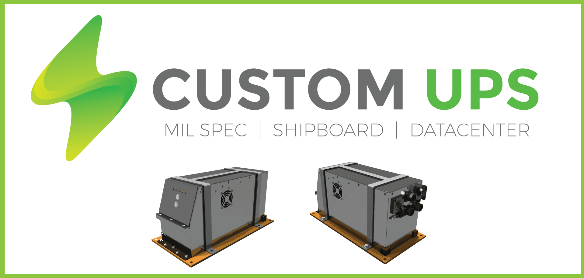 Custom UPS Military UPS